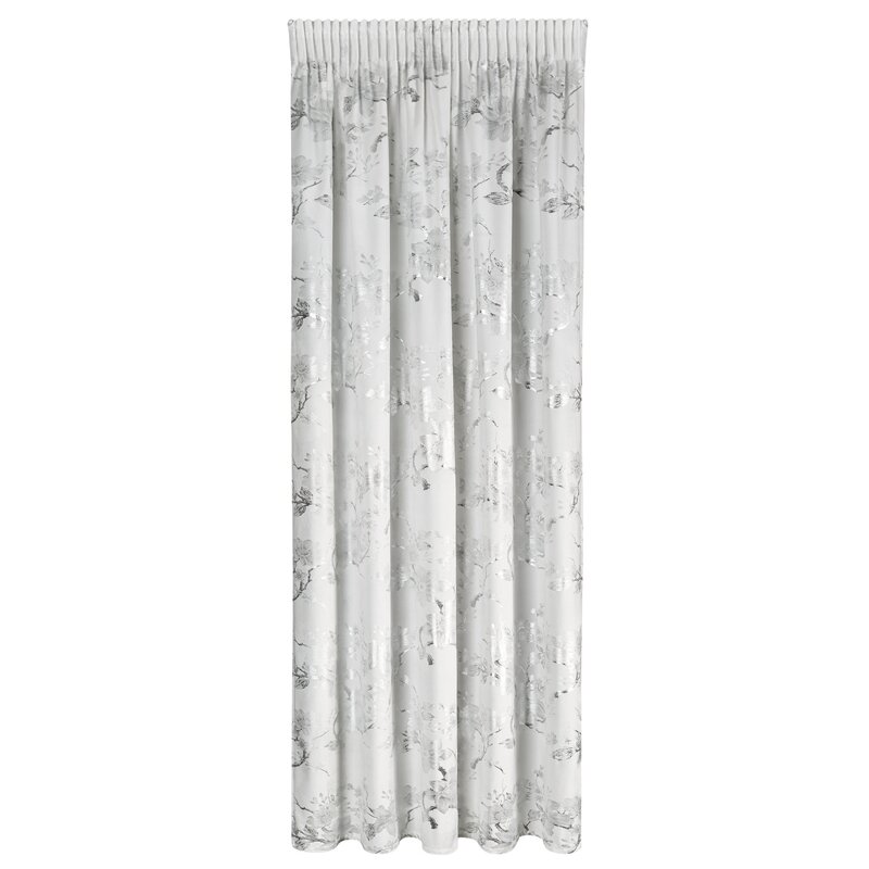 ArtFir Záves CELIA P | biela/strieborná 140 x 270 cm – Obrázok 2