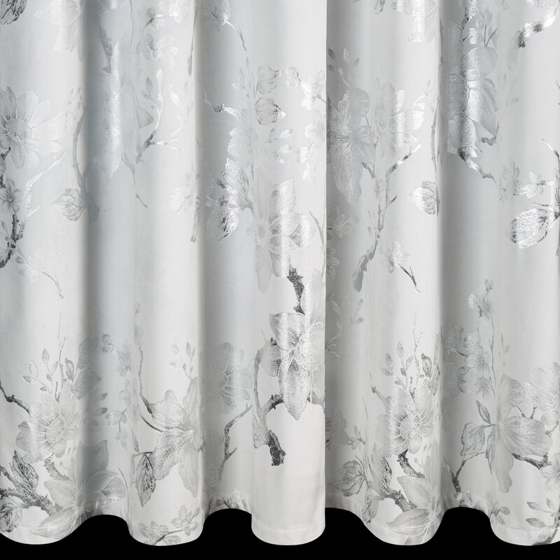 ArtFir Záves CELIA P | biela/strieborná 140 x 270 cm – Obrázok 5