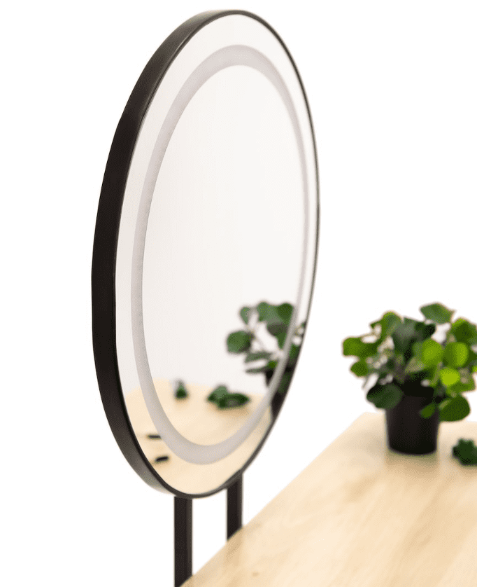 ArtJum Toaletný stolík s LED zrkadlom | CM-354333 – Obrázok 6