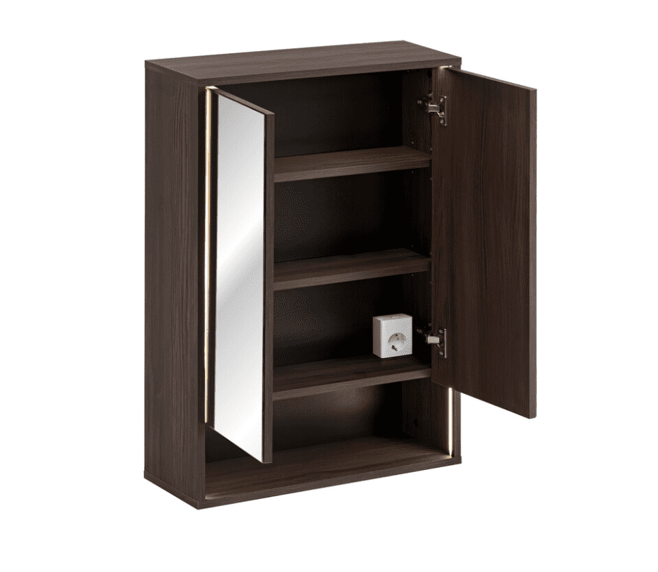 ArtCom Zrkadlová LED skrinka DOROTHY RISTRETTO 84-60-2D | 60 cm – Obrázok 8