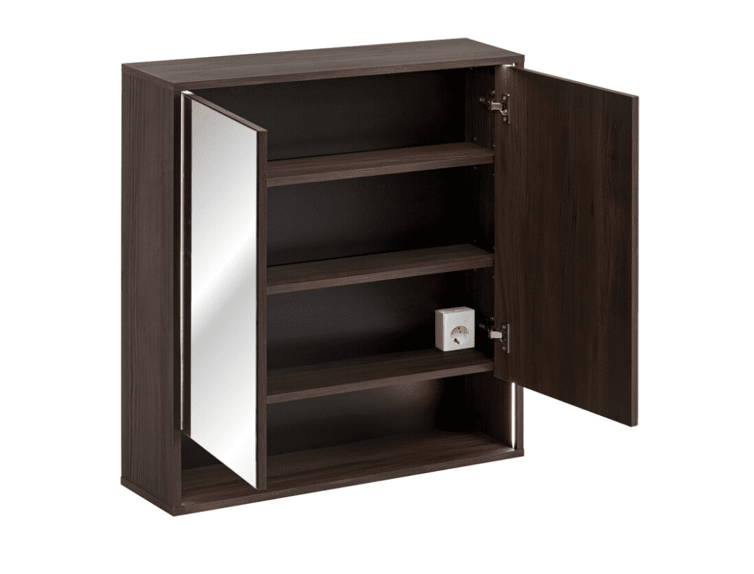 ArtCom Zrkadlová LED skrinka DOROTHY RISTRETTO 84-80-2D | 80 cm – Obrázok 9