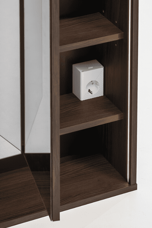 ArtCom Zrkadlová LED skrinka DOROTHY RISTRETTO 84-100-2D | 100 cm – Obrázok 5