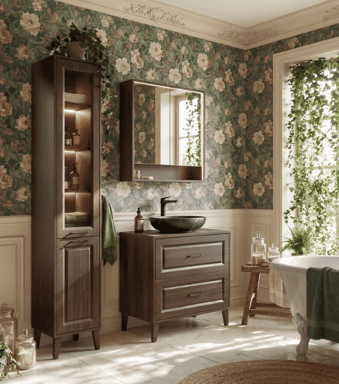 ArtCom Vysoká skrinka do kúpeľne DOROTHY RISTRETTO 80-40-2D – Obrázok 6