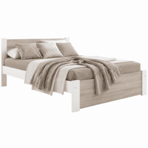 Elvisia Posteľ DEA s roštom | 80 x 200 cm Farba: Biela / dub sonoma