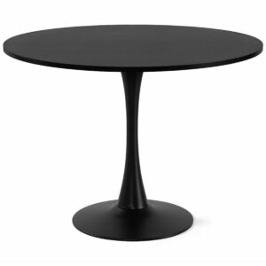Avenberg Jedálenský stôl Orbis, čierny, priemer100 cm