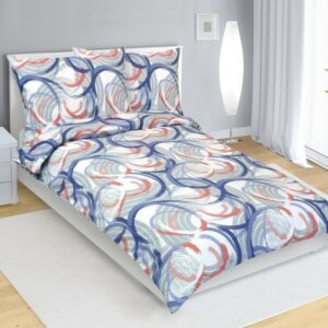 Bellatex Krepové obliečky Bublina, 140 x 220 cm, 70 x 90 cm, 140 x 220 cm, 70 x 90 cm