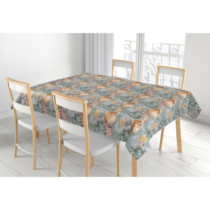 Bellatex Obrus Adéla Monstera, ruže žltá, 120 x140 cm, 120 x 140 cm