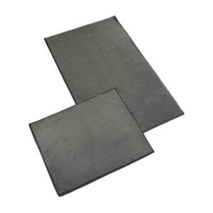 Bellatex Sada Kúpeľňových predložiek bez výkroja BANYGOLD tmavosivá, 60 x 100, 60 x 50 cm