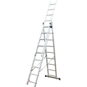 Fieldmann FZZ 4309 trojdielny rebrík, 3 x 9 priečok