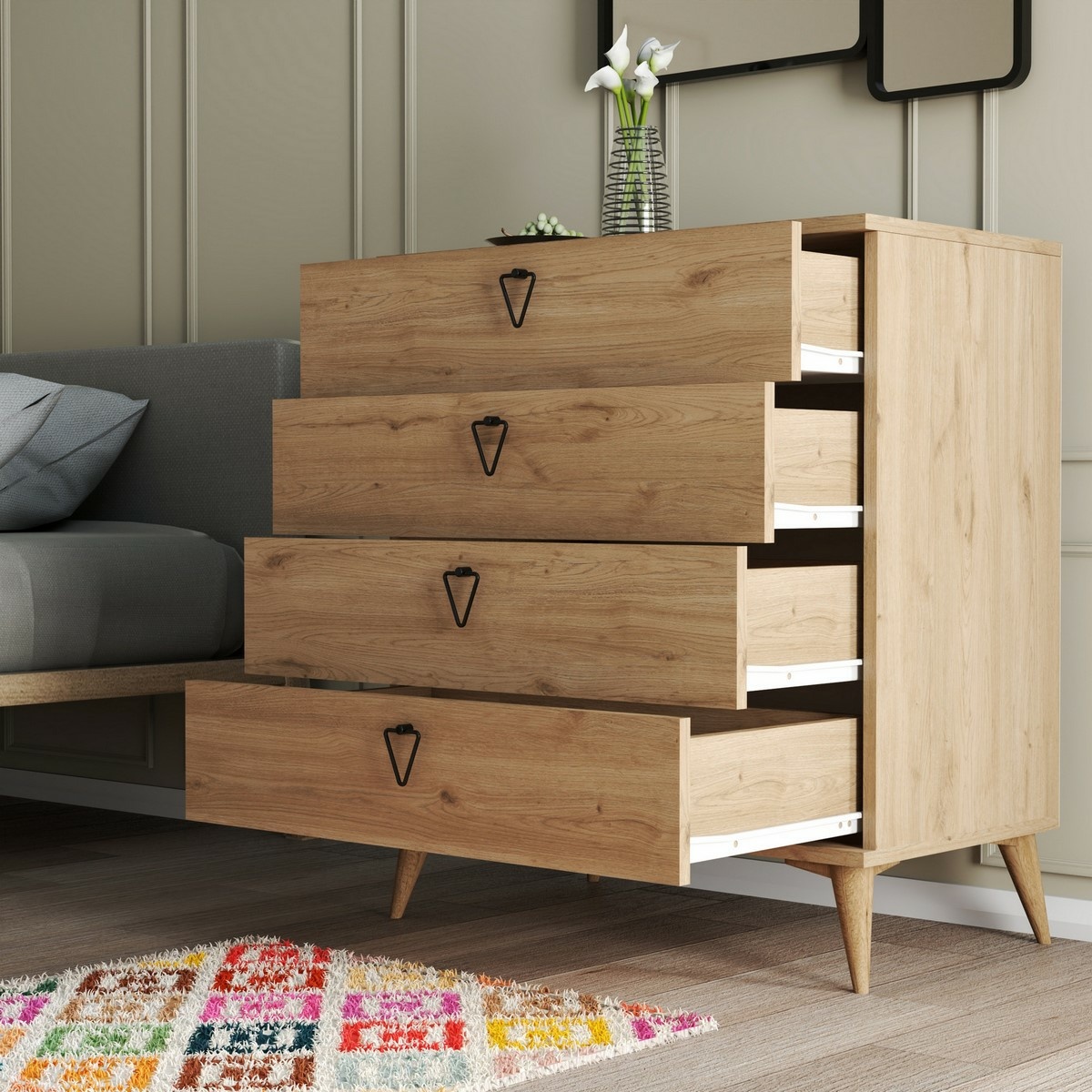 Komoda Versa Oak – Obrázok 2