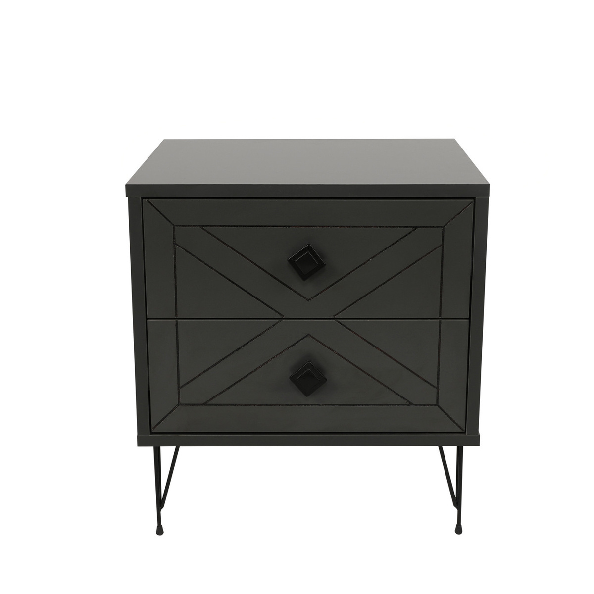Nočný stolík Luna Anthracite – Obrázok 2