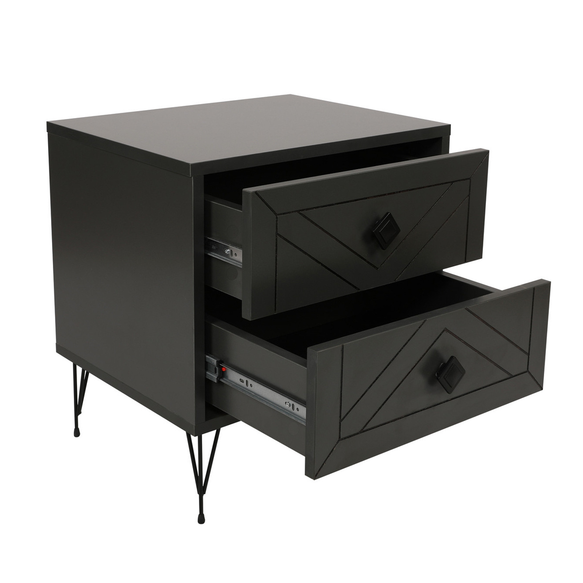 Nočný stolík Luna Anthracite – Obrázok 3