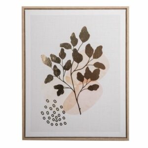 Obraz na plátne v ráme Dalia – zlatotlač, 40 x 50 x 2,5 cm