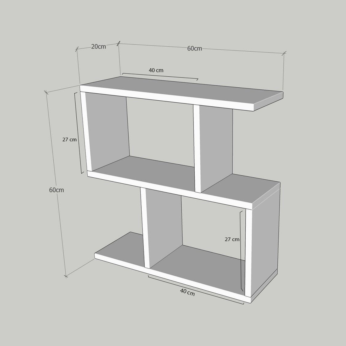 Odkladací stolík Life Black Marble – Obrázok 6