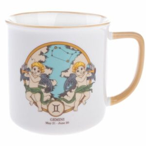 Porcelánový hrnček Zverokruh – Blíženci, 460 ml