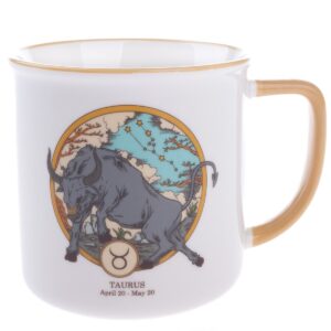 Porcelánový hrnček Zverokruh – Býk , 460 ml