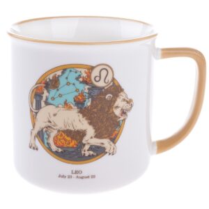 Porcelánový hrnček Zverokruh – Lev, 460 ml
