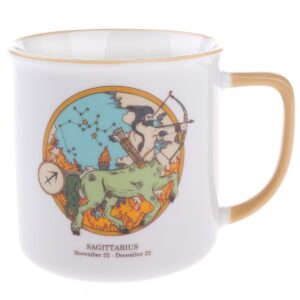 Porcelánový hrnček Zverokruh – Strelec, 460 ml