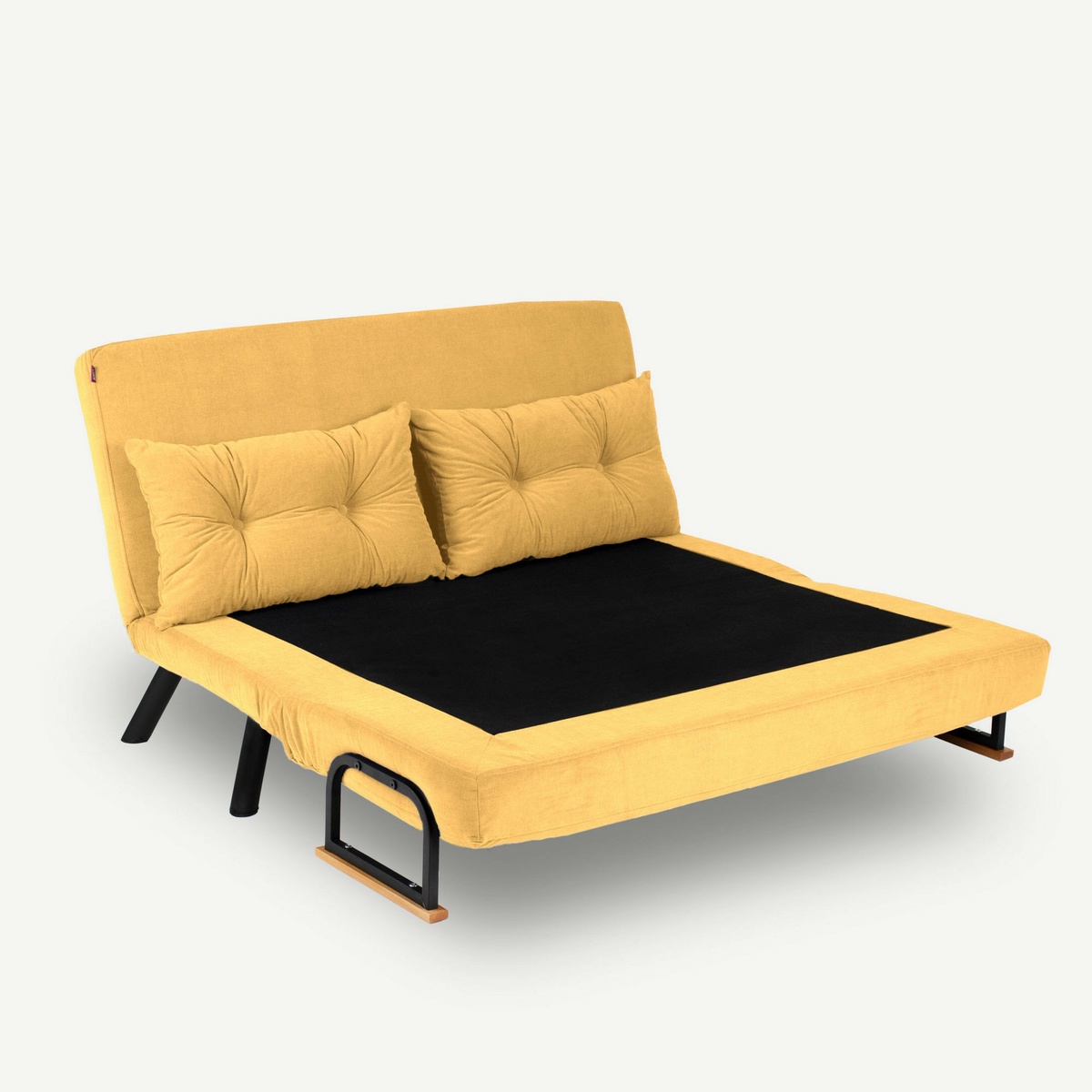 Rozkladacia pohovka Sando 2 Mustard – Obrázok 2