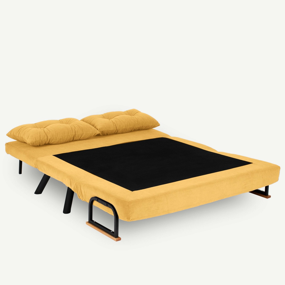 Rozkladacia pohovka Sando 2 Mustard – Obrázok 3