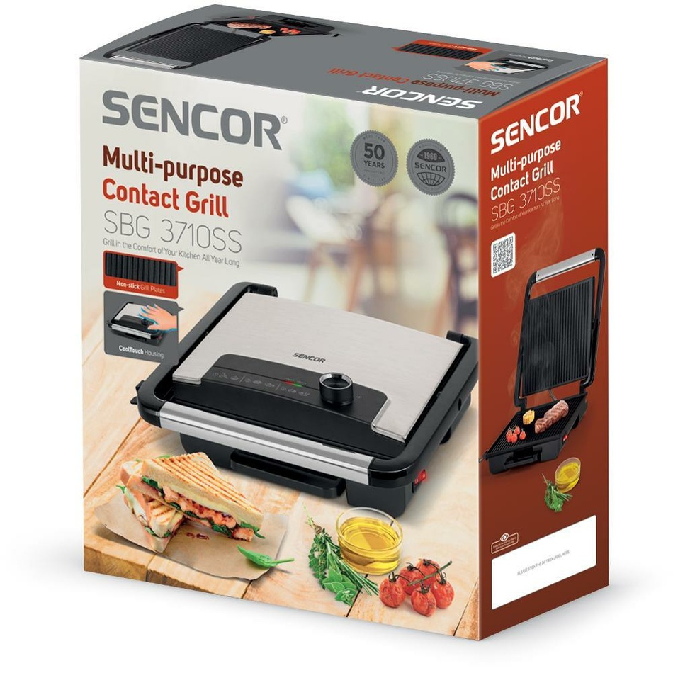 Sencor SBG 3710SS kontaktný gril – Obrázok 11