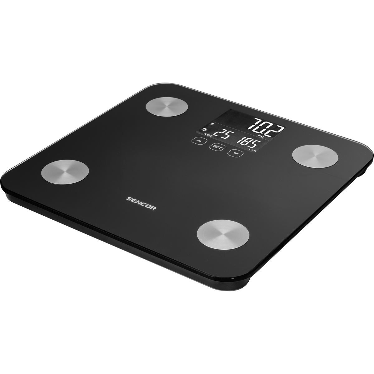Sencor SBS 6026BK osobná fitness váha, čierna – Obrázok 3