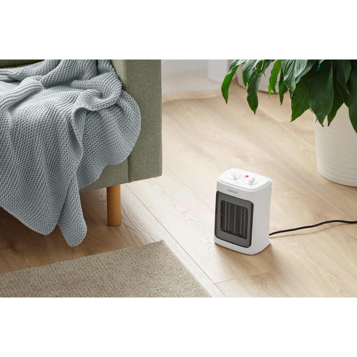 Sencor SFH 7600WH keramický ohrievač, biela – Obrázok 7