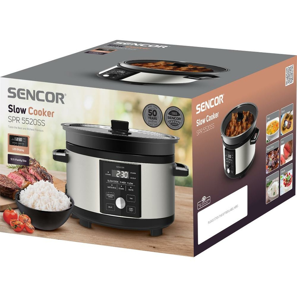 Sencor SPR 5520SS pomalý hrniec – Obrázok 2