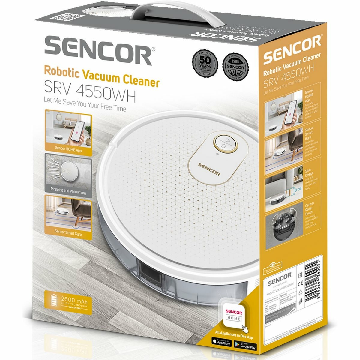 Sencor SRV 4550WH robotický vysávač – Obrázok 16