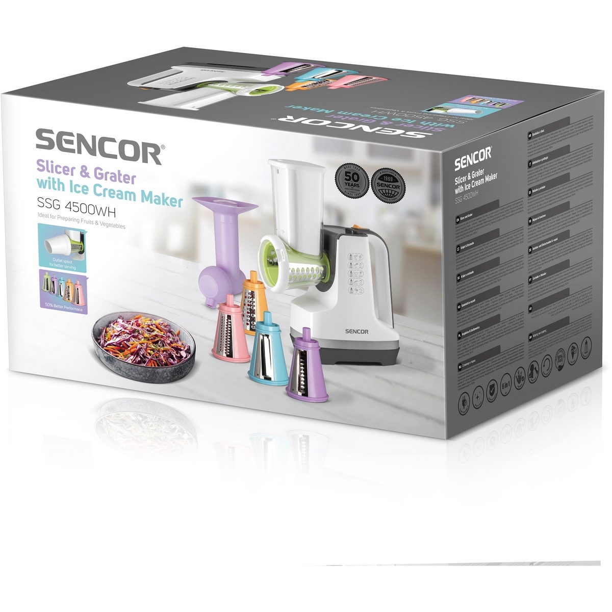 Sencor SSG 4500WH elektrické strúhadlo – Obrázok 11