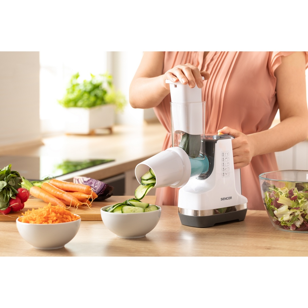 Sencor SSG 4500WH elektrické strúhadlo – Obrázok 10