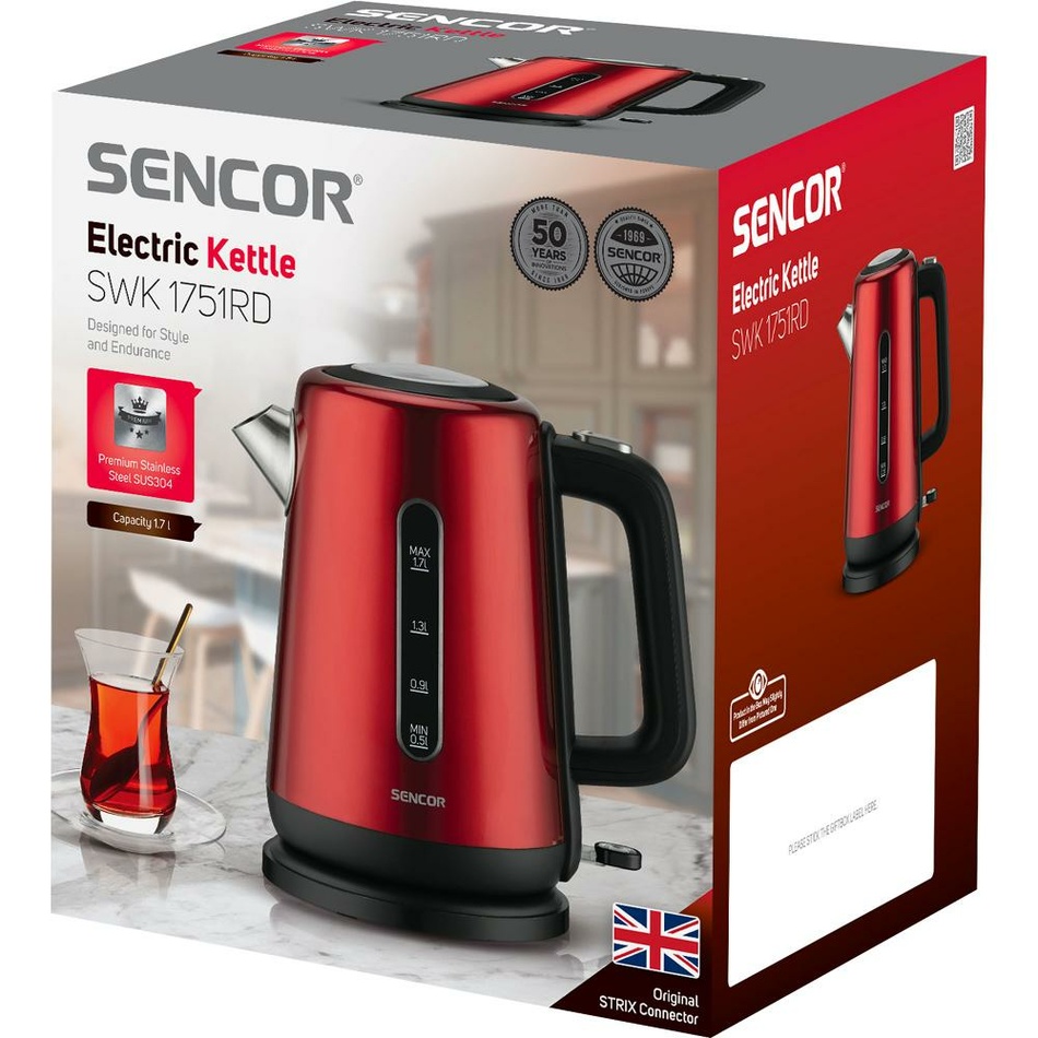 Sencor SWK 1751RD rýchlovarná kanvica – Obrázok 10