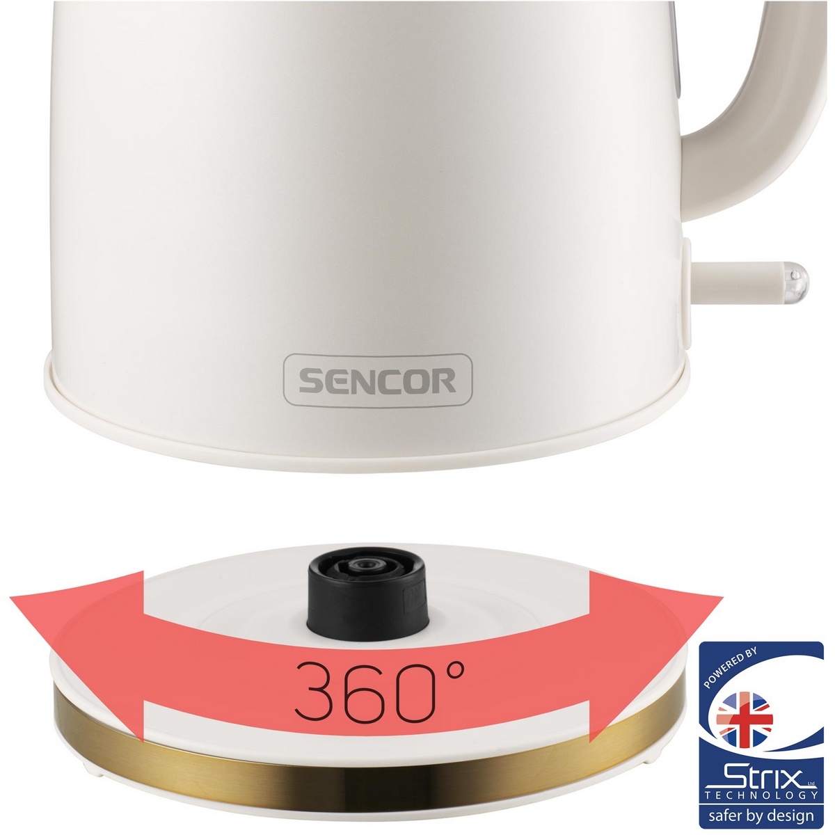 Sencor SWK 1780WH varná kanvica, biela – Obrázok 6