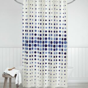 Bellatex Sprchový záves Bodky modrá, 180 x 200 cm