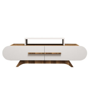 Televízny stolík Rose Walnut White