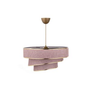 Závesný luster Couper – Powder, Gold