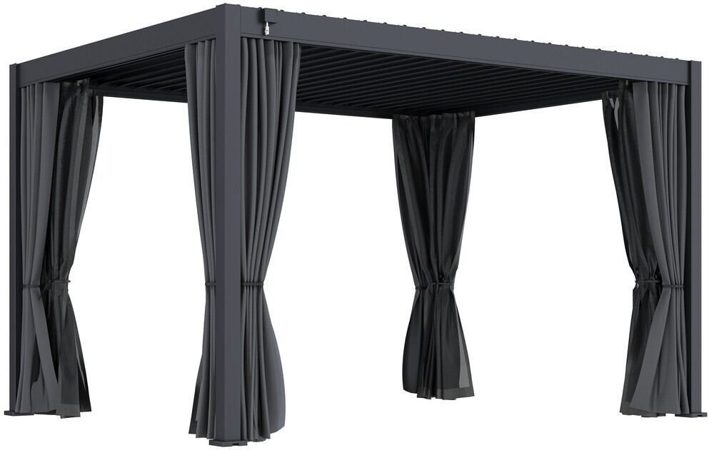 Set závesov a moskytiér pre pergolu ECO 4x3 Rojaplast – Obrázok 4