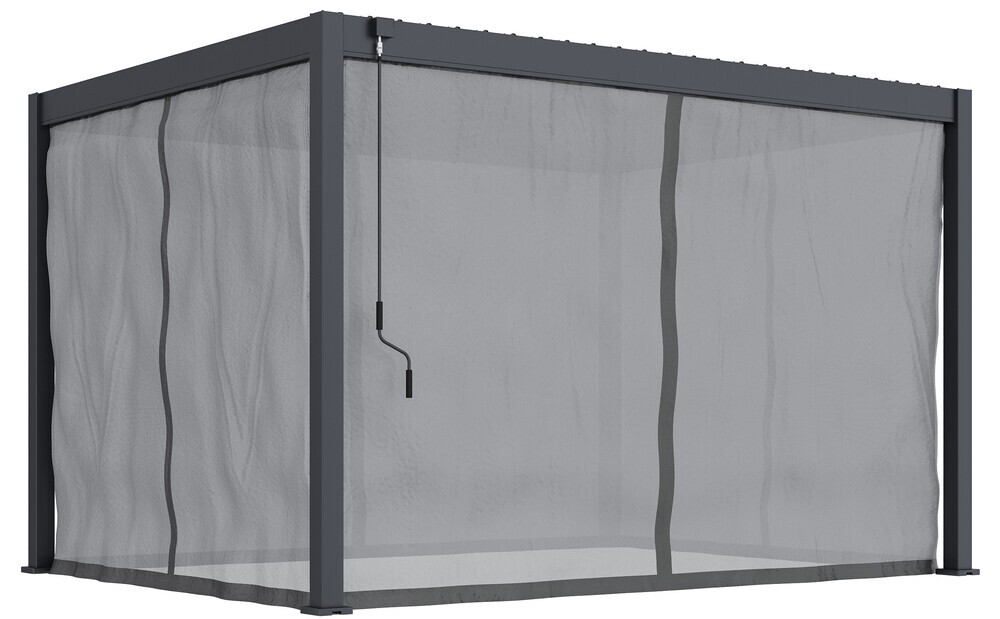 Set závesov a moskytiér pre pergolu ECO 4x3 Rojaplast – Obrázok 10