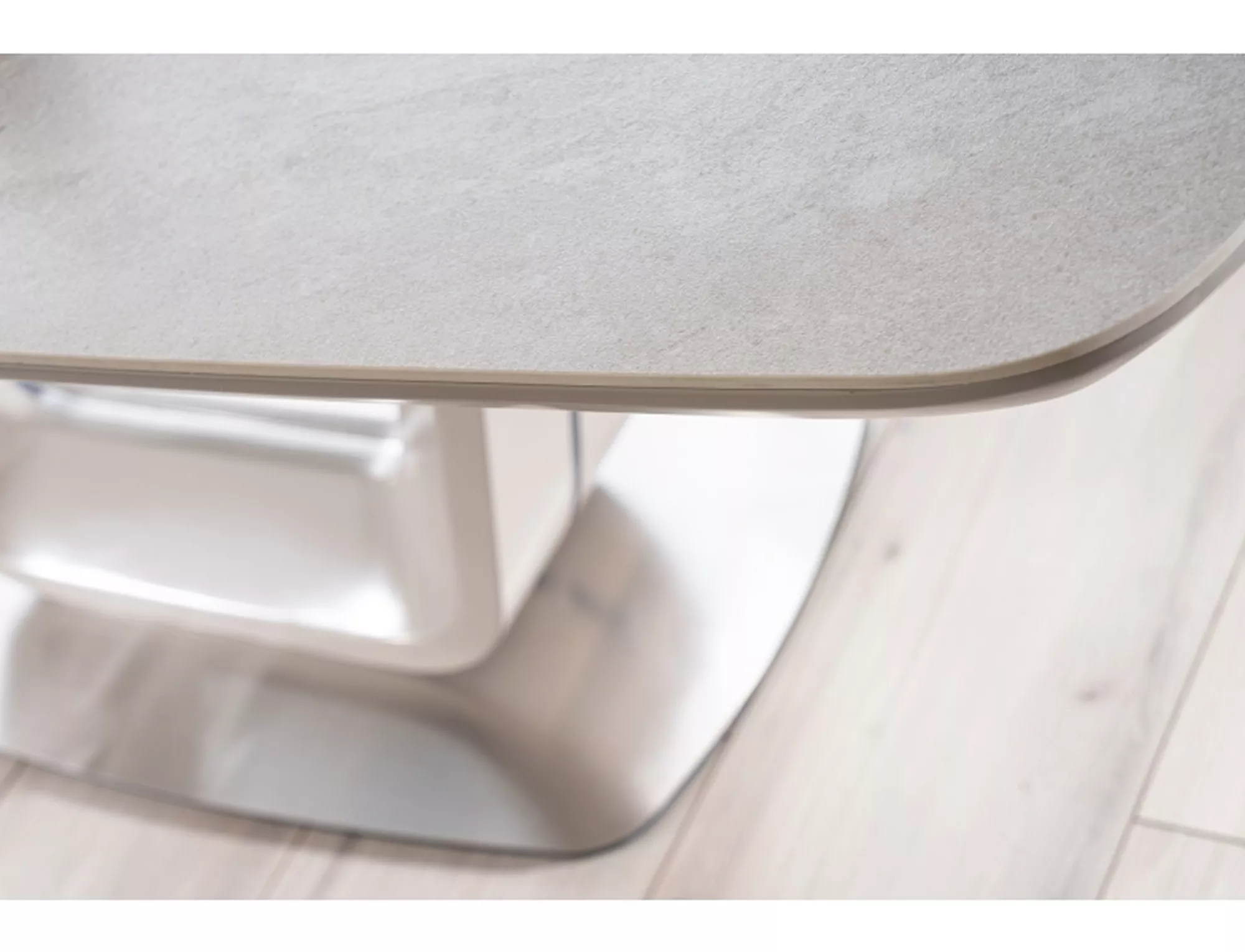 Signal Rozkladací jedálenský stôl ARMANI CERAMIC | sivý mat 90 x 160 cm – Obrázok 5