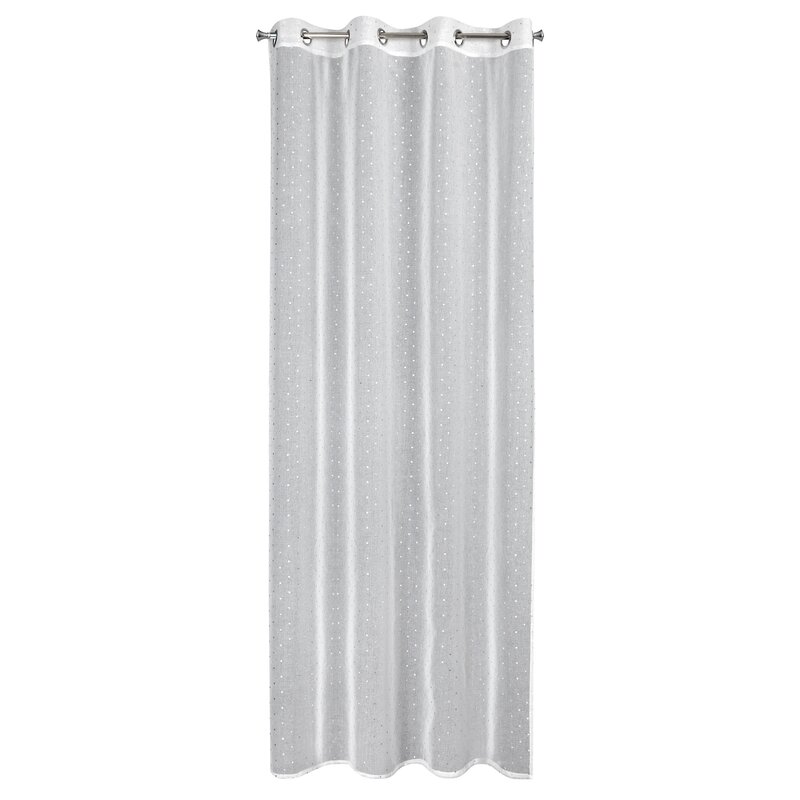ArtFir Záclona DOTI K | biela/strieborná 140 x 250 cm – Obrázok 2