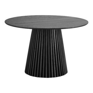 Elvisia Jedálenský stôl OSAKA | čierna 120 cm