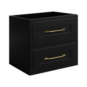 Elvisia Skrinka pod umývadlo CLASSIC Black | 60 cm