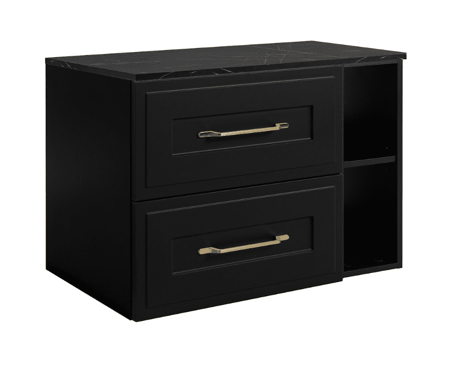 Elvisia Skrinka pod umývadlo CLASSIC Black | 80 cm – Obrázok 14