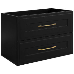 Elvisia Skrinka pod umývadlo CLASSIC Black | 80 cm