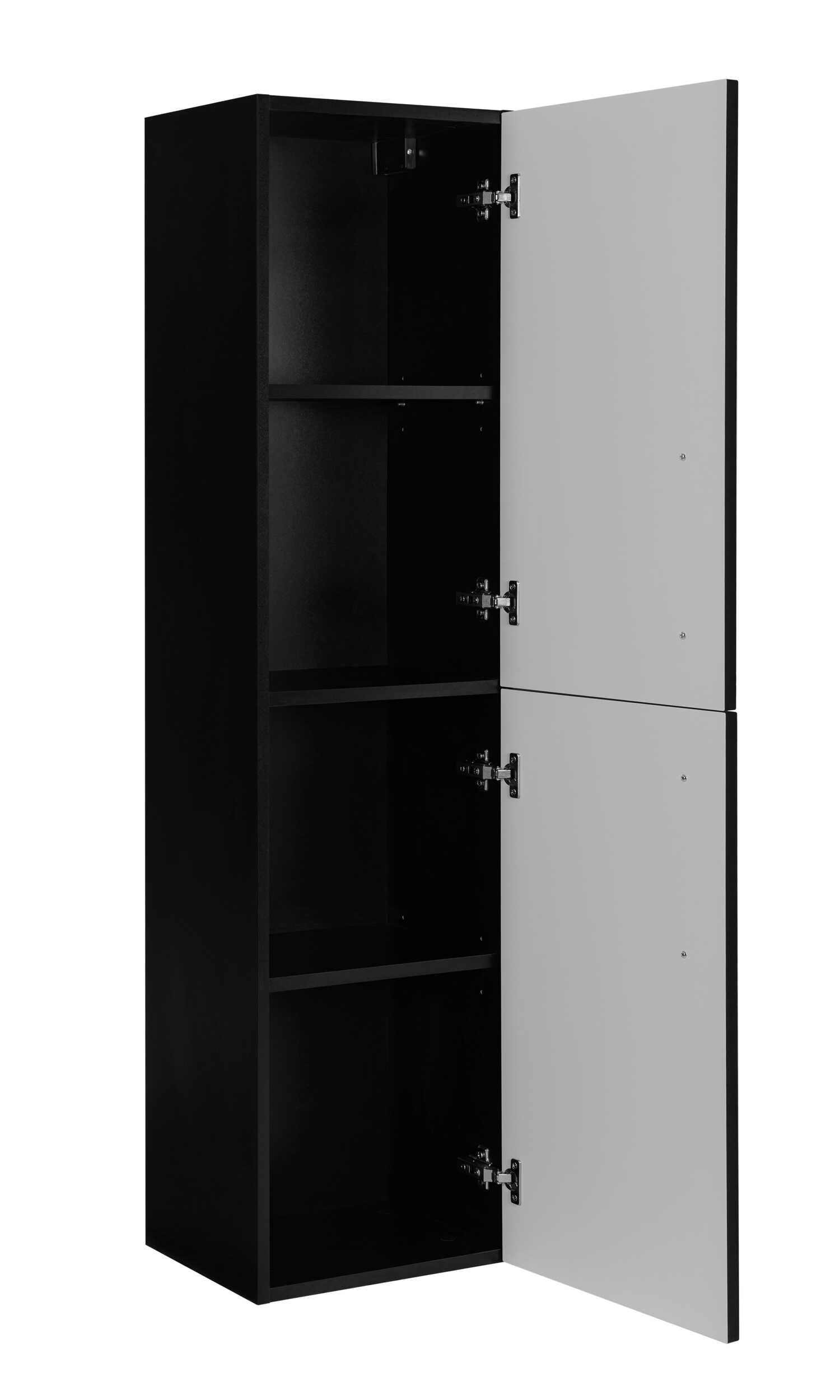 Elvisia Vysoká skrinka do kúpeľne CLASSIC Black – Obrázok 13