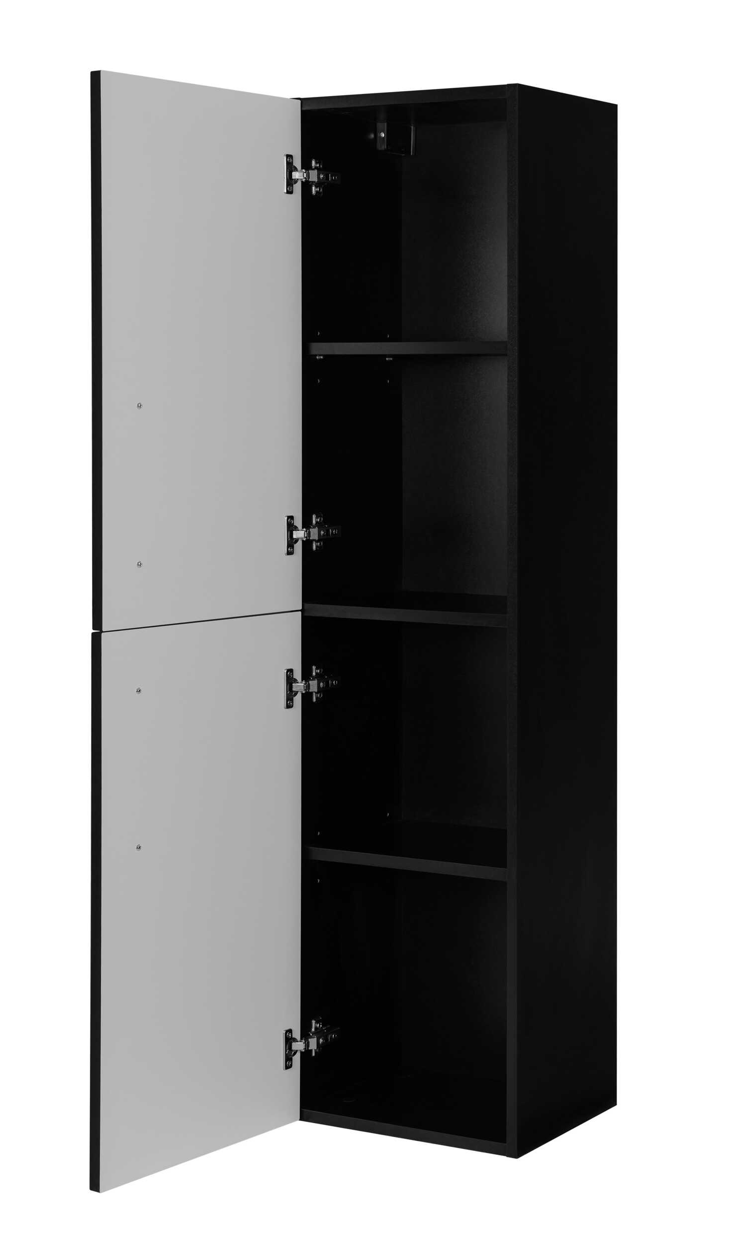 Elvisia Vysoká skrinka do kúpeľne CLASSIC Black – Obrázok 14