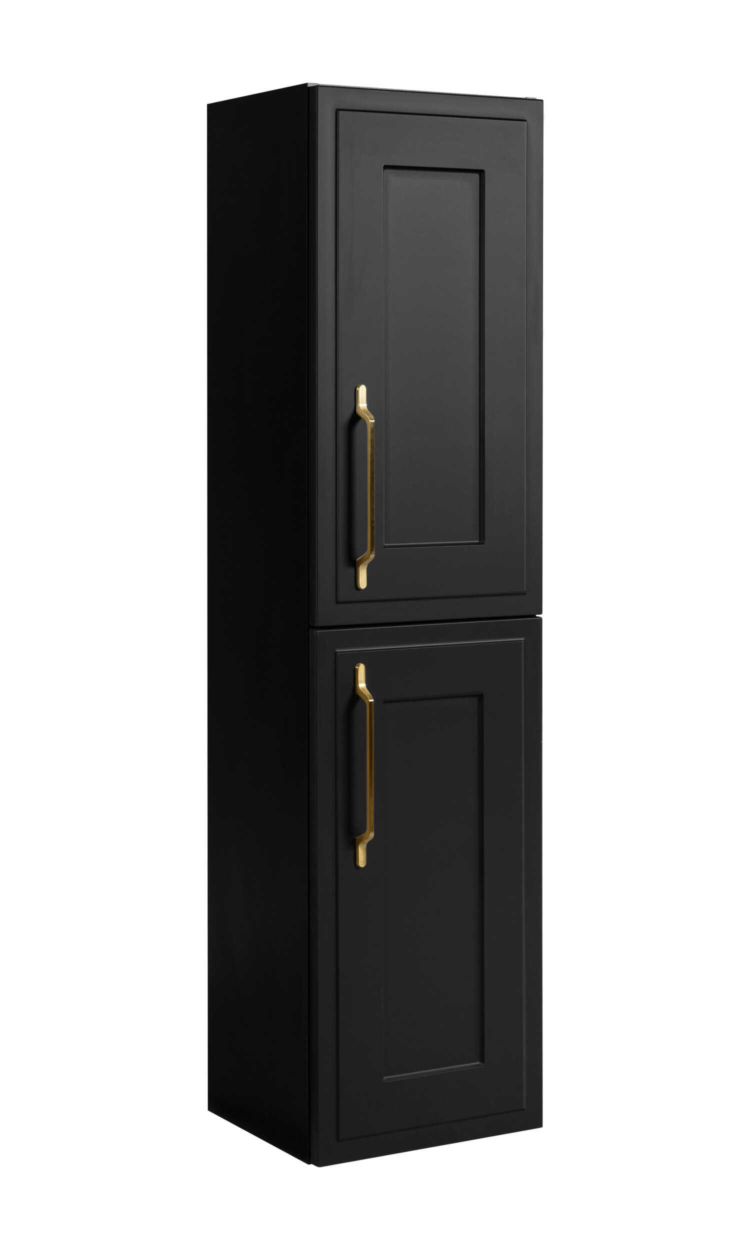 Elvisia Vysoká skrinka do kúpeľne CLASSIC Black