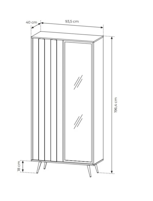 ArtLas Vitrína MAARO 2D s LED osvetlením – Obrázok 4