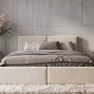Elvisia Posteľ HILTON s výklopným roštom | cashmere 140 x 200 cm