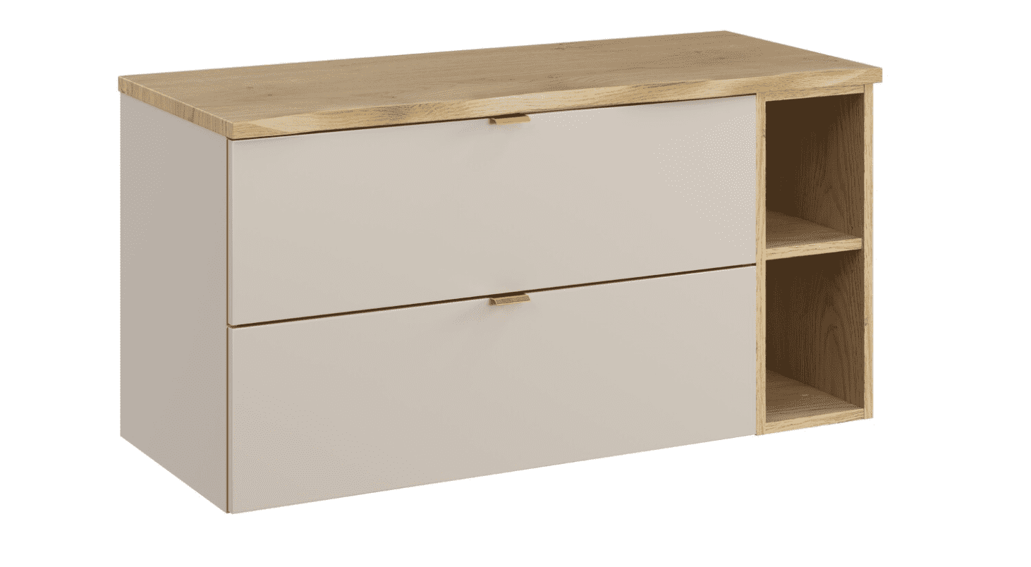 ArtCom Kúpeľňová skrinka s doskou DALIA Cashmere D100/1 | 100 cm